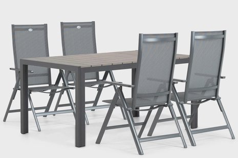 Hartman Aruba/Young 155 cm dining tuinset 5-delig