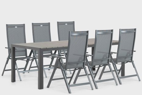 Hartman Aruba/Young 217 cm dining tuinset 7-delig