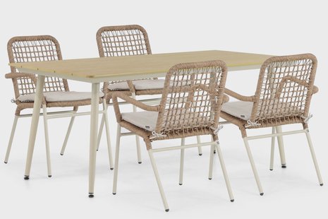 De Laan Catalone/Matale 180 cm dining tuinset 5-delig