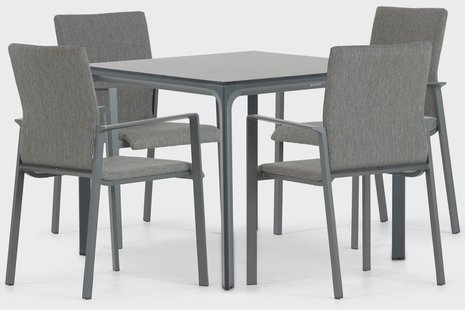Lifestyle Rome/Cesar 90 cm dining tuinset 5-delig