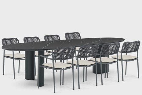 Coco Penya/Weave 300 cm dining tuinset 9-delig
