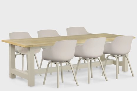 Lifestyle Salina/San Francisco 260 cm dining tuinset 7-delig