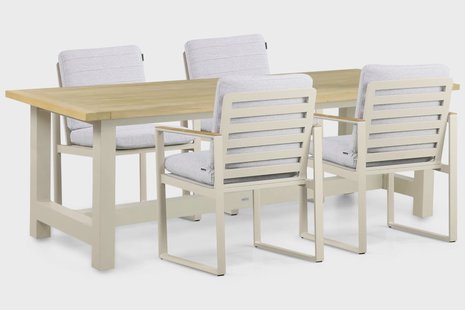 Lifestyle Faro/San Francisco 200 cm dining tuinset 5-delig