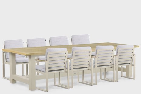 Lifestyle Faro/San Francisco 300 cm dining tuinset 9-delig