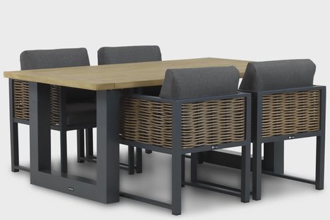 Santika Salviano/Talai 180 cm dining tuinset 5-delig