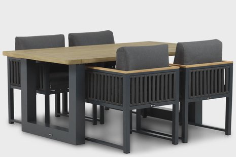 Santika Shadow/Talai 180 cm dining tuinset 5-delig