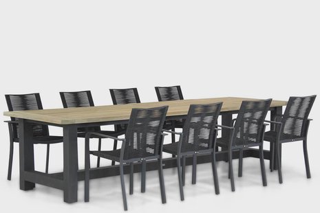 Santika Annisa/San Francisco 300 cm dining tuinset 9-delig