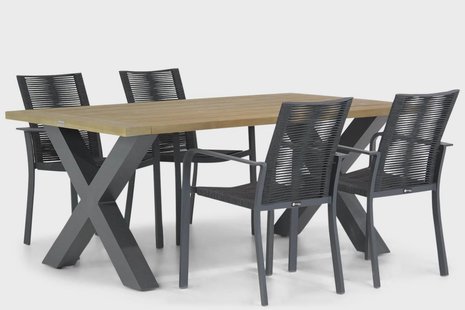 Santika Annisa/Cardiff 180 cm dining tuinset 5-delig