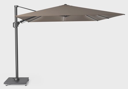 Platinum Challenger telescope zweefparasol 3x3m T2 premium (excl. voet) havana GLOW