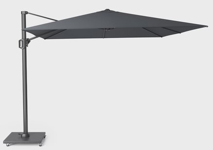 Platinum Challenger zweefparasol 3x3m T1 (excl. voet) antracite