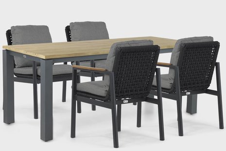 Coco Ralph/Riviera 180 cm dining tuinset 5-delig