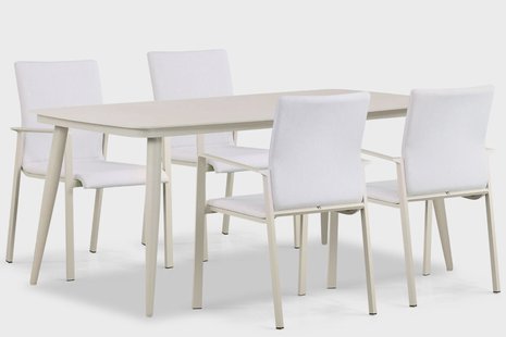 Lifestyle Rome/Vienna 180 cm dining tuinset 5-delig