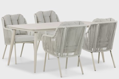 Santika Nanda/Vienna 180 cm dining tuinset 5-delig