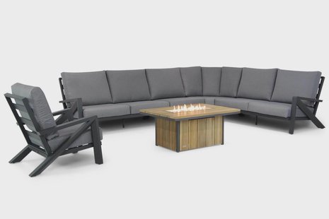 Santika Cinta/Seaside 120 cm hoek loungeset 6-delig