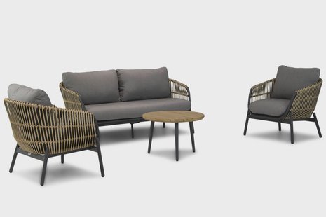 Coco Nathan/Montana 70 cm stoel-bank loungeset 4-delig