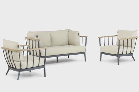 Apple Bee Condor stoel-bank loungeset 3-delig
