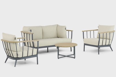 Apple Bee Condor stoel-bank loungeset 4-delig