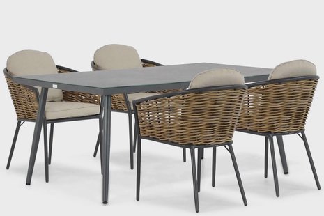 Lifestyle Nice/Sophia 180 cm dining tuinset 5-delig