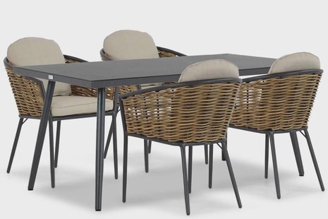 Lifestyle Nice/Valencia 170 cm dining tuinset 5-delig