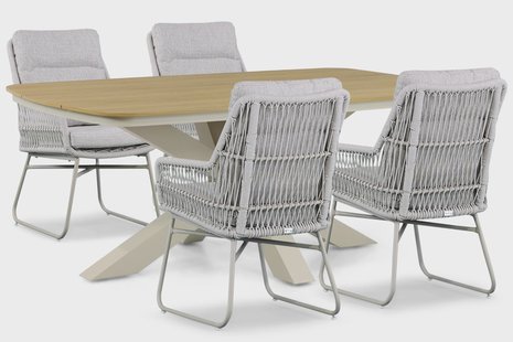 Lifestyle Vicente/Camila 180 cm dining tuinset 5-delig