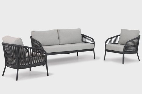 Coco Puerto stoel-bank loungeset 3-delig