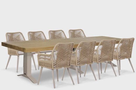 Coco Vedra/Superior 330 cm dining tuinset 9-delig