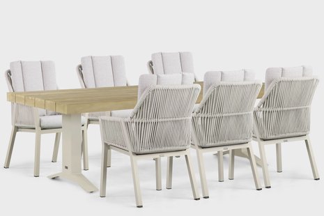 Lifestyle Verona/Superior 260 cm dining tuinset 7-delig