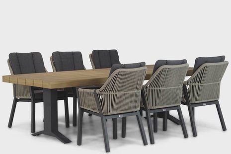 Lifestyle Verona/Superior 260 cm dining tuinset 7-delig