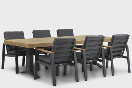 Lifestyle Marietta/Superior 260 cm dining tuinset 7-delig