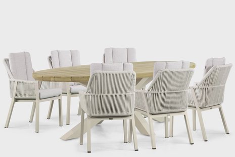 Lifestyle Verona/Diogo 240 cm dining tuinset 7-delig