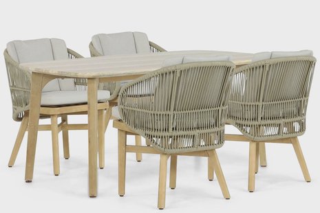Coco Almeria/Almeria 170 cm dining tuinset 5-delig