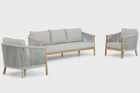 Lifestyle Bloom stoel-bank loungeset 3-delig