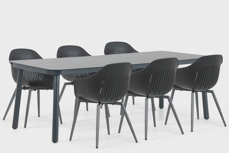Lifestyle Lissabon/Tavano 220 cm dining tuinset 7-delig