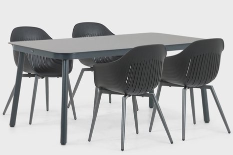 Lifestyle Lissabon/Tavano 160 cm dining tuinset 5-delig