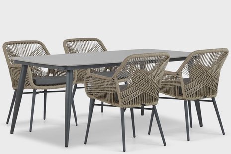 Lifestyle Advance/Vienna 180 cm dining tuinset 5-delig