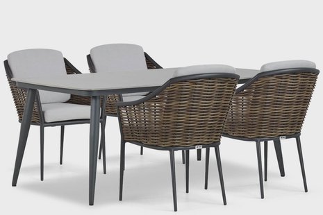 Coco Olivine/Vienna 180 cm dining tuinset 5-delig