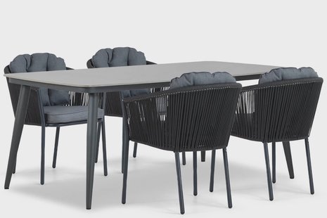 Santika Novita/Vienna 180 cm dining tuinset 5-delig