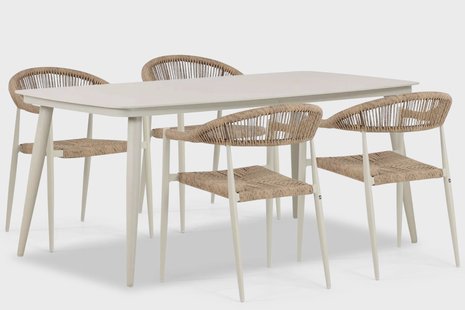 Lifestyle Granada/Vienna 180 cm dining tuinset 5-delig