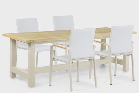 Lifestyle Brandon/San Francisco 200 cm dining tuinset 5-delig