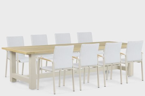 Lifestyle Brandon/San Francisco 300 cm dining tuinset 9-delig