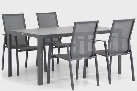 Lifestyle Ultimate/Varano 160 cm dining tuinset 5-delig