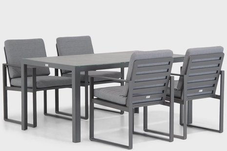 Santika Zaga/Varano 160 cm dining tuinset 5-delig