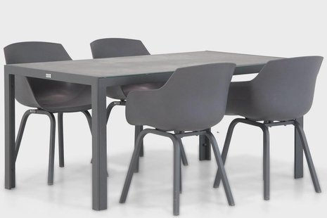 Lifestyle Salina/Varano 160 cm dining tuinset 5-delig