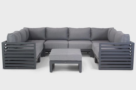 Santika Jaya loungeset U-vorm 9-delig