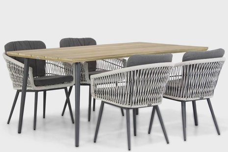 Lifestyle Western/Montana 180 cm dining tuinset 5-delig