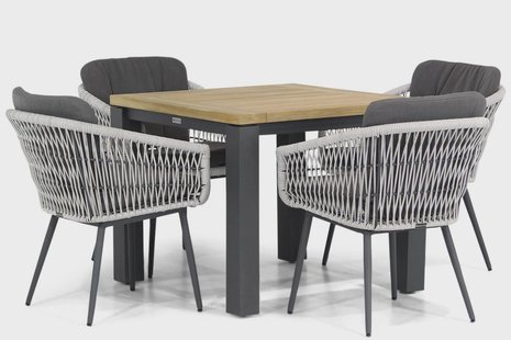 Lifestyle Western/Veneto 90 cm dining tuinset 5-delig