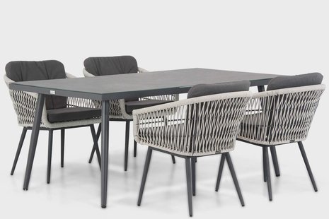 Lifestyle Western/Sophia 180 cm dining tuinset 5-delig