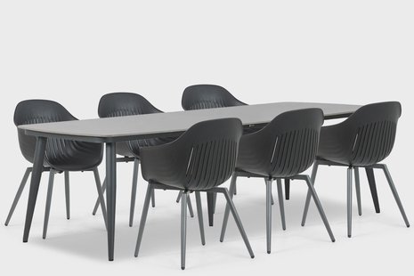 Lifestyle Lissabon/Vienna 240 cm dining tuinset 7-delig