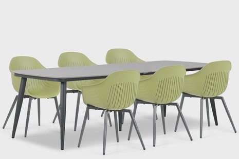 Lifestyle Lissabon/Vienna 240 cm dining tuinset 7-delig
