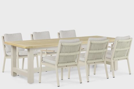 Coco Sevilla/San Francisco 260 cm dining tuinset 7-delig